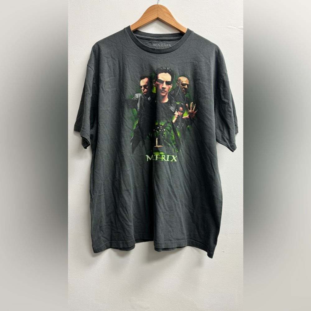 Matrix Movie T-Shirt Mens Size 2XL Short Sleeve Graphic Tee